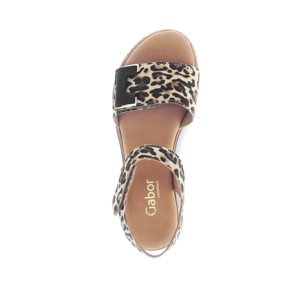 Gabor Leopard Platform Sandal Gabor Ireland