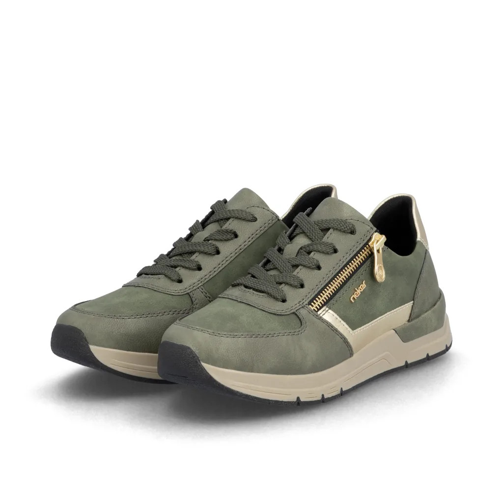 Rieker 58902-54 Olive Sneaker | Rieker Ireland