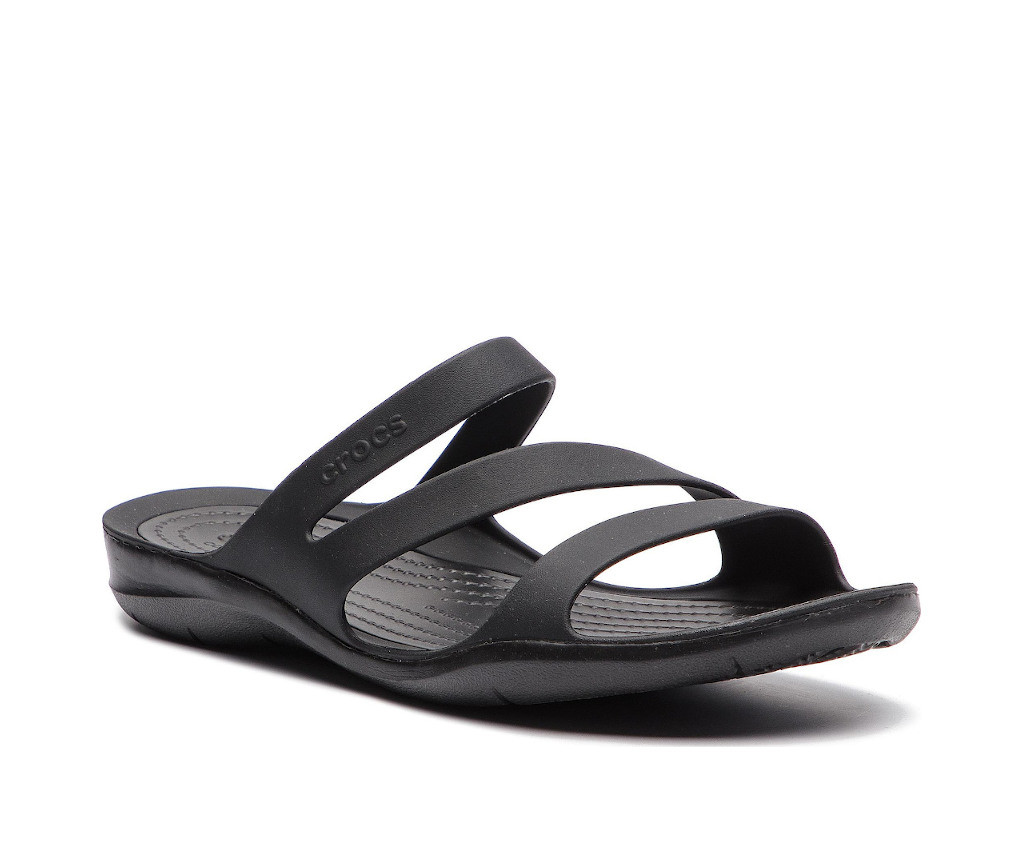 Crocs Swiftwater 203998-060 black slide sandal Crocs Ireland