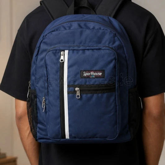 Sporthouse Student 2000 Navy School Bag | newshoes.ie