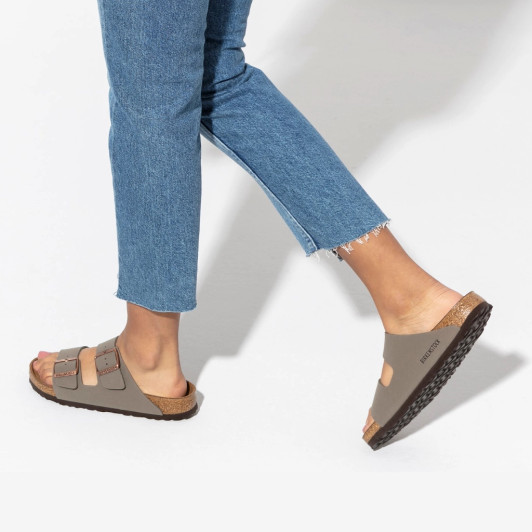 Birkenstock Arizona Stone Birkibuc 151211 Double Strap Men's Sandal | newshoes.ie