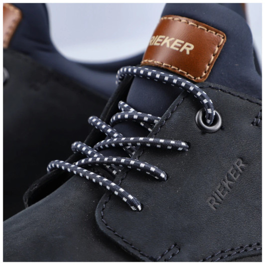 Rieker B3360-14 Navy Wider Fit Smart Casual Shoe | newshoes.ie
