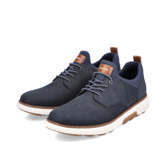 Rieker B3360-14 Navy Wider Fit Smart Casual Shoe | newshoes.ie
