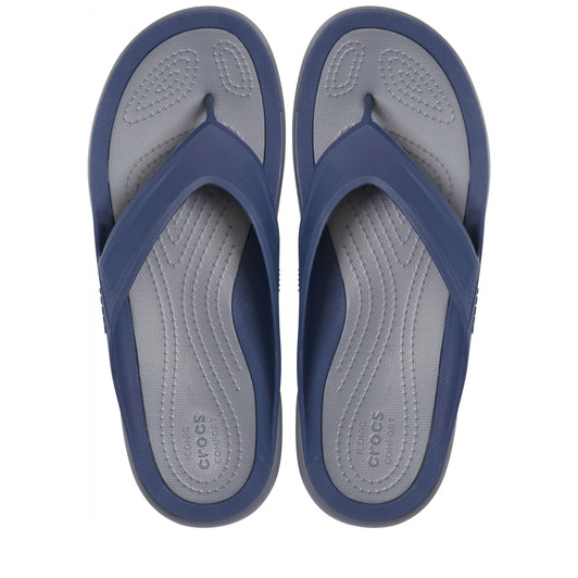 Crocs swiftwater Wave 206242 Navy flit flop toe post men's