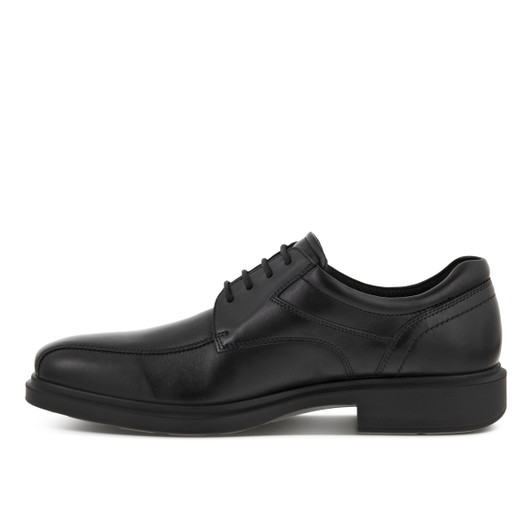 Ecco Helsinki 2 500174-01001 Black Leather Bike-Toe Derby Shoe | newshoes.ie