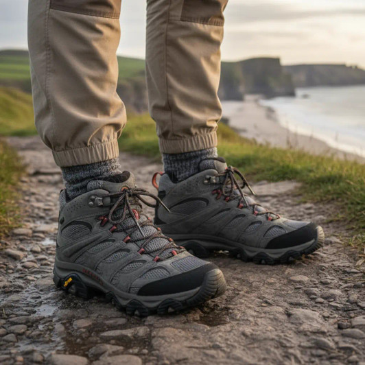 Merrell Moab 3 Mid GTX J035785 Beluga Men's Hiking Boot | newshoes.ie Merrell Moab 3 Mid GTX J035785 Beluga Men's Hiking Boot | newshoes.ie