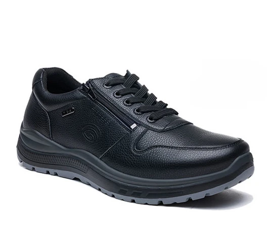 G Comfort R-1282 Black Wide Fit Men's Trainer | newshoes.ie