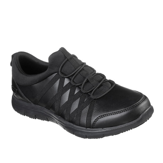 Skechers Work Relaxed Fit: Ghenter - Dagsby SR 77283EC/BLK Black