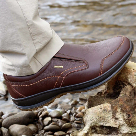 Grisport Melrose Brown Active Men's Slip On Shoe | newshoes.ie