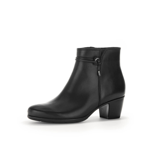 Gabor 75.522.27 Black Block Heel Ankle Boot | newshoes.ie