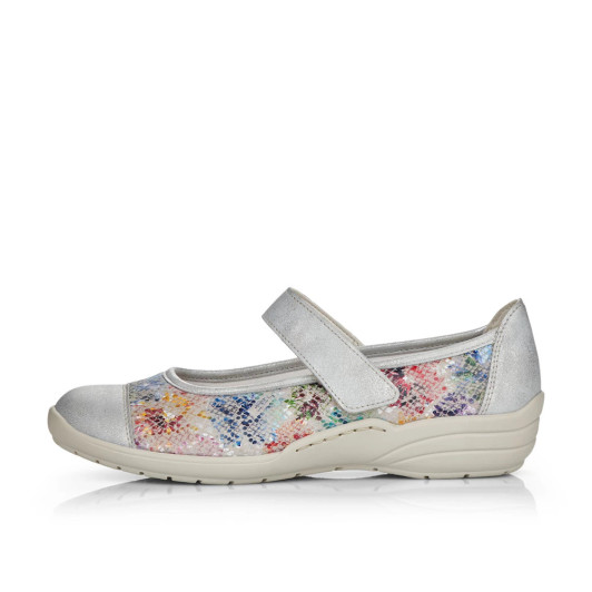 Remonte R7627-40 multi color extra wide velcro casual shoe