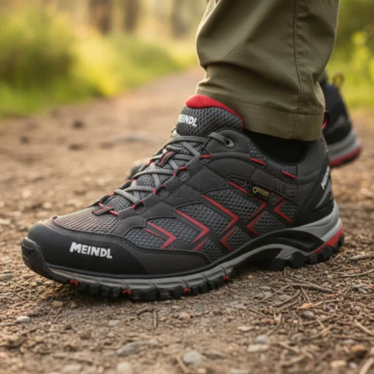 Meindl Caribe GTX 3825-01 Black Red Men's Shoe | newshoes.ie