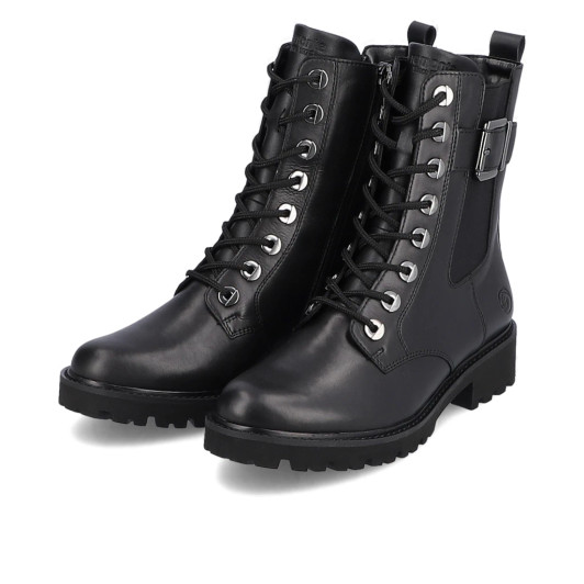 Remonte D8668-01 Black Chelsea Boot With Side Zip newshoes.ie