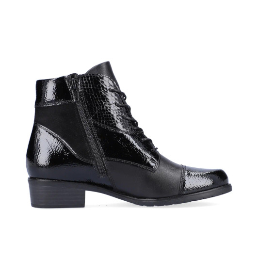 Remonte D6882-01 Black Ankle Boot | newshoes.ie