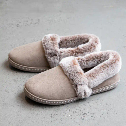 Skechers Cozy Campfire - Team Toasty 32777/DKTP Dark Taupe Ladies Slipper Skechers Cozy Campfire - Team Toasty 32777/DKTP Dark Taupe Ladies Slipper