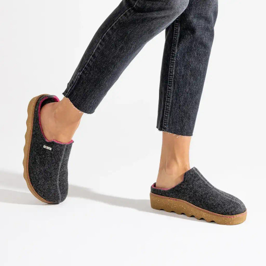 Rohde 6120-84 EASYS N°35 Stone & Charcoal Ladies Slipper | newshoes.ie