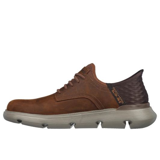 Skechers Slip-ins: Garza - Gervin 205046 CDB Natural Brown Men's Casual Shoe | newshoes.ie