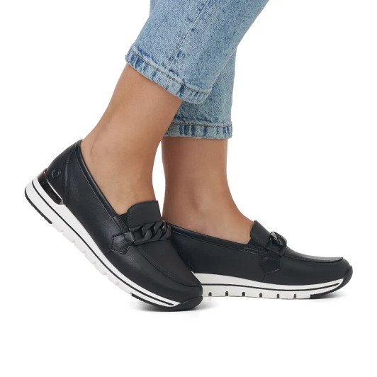 Remonte R6711-00 Black Loafer | newshoes.ie