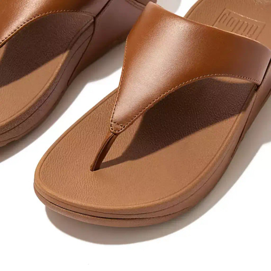 Fitflop Lulu Light Tan Toe-Post Sandal | newshoes.ie