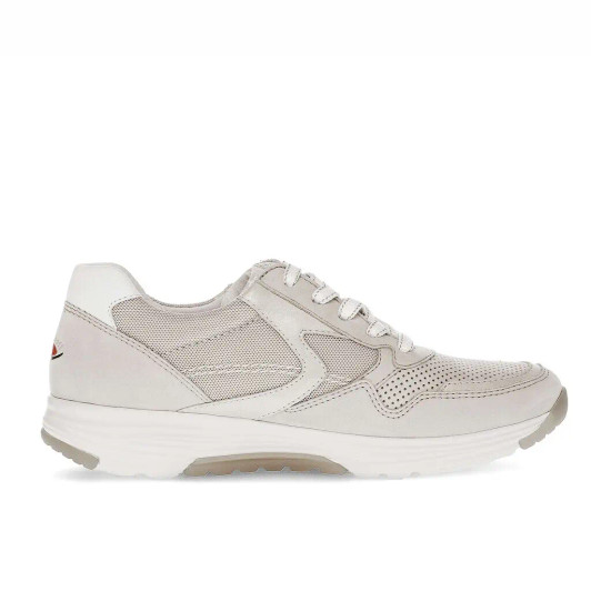 Gabor Rolling Soft 86.978.31 Beige Low Wedge Sneaker | newshoes.ie