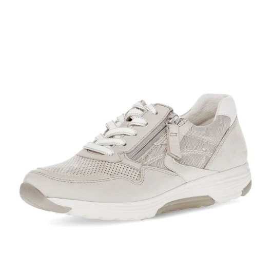 Gabor Rolling Soft 86.978.31 Beige Low Wedge Sneaker | newshoes.ie