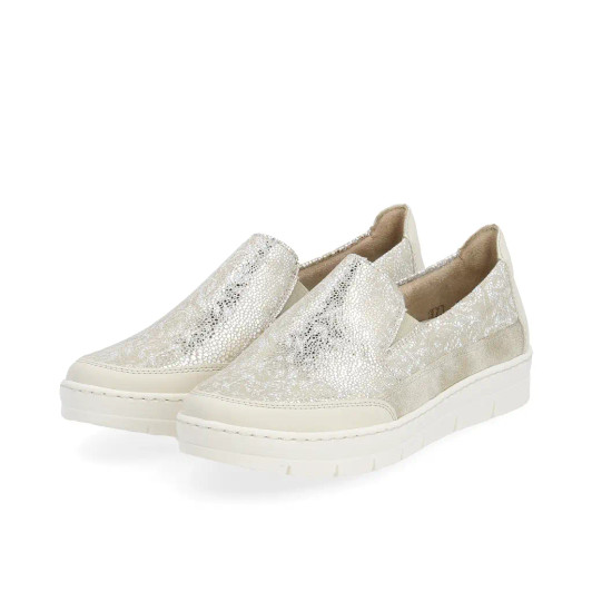 Remonte D5829-90 Gold Slip On Casual Shoe