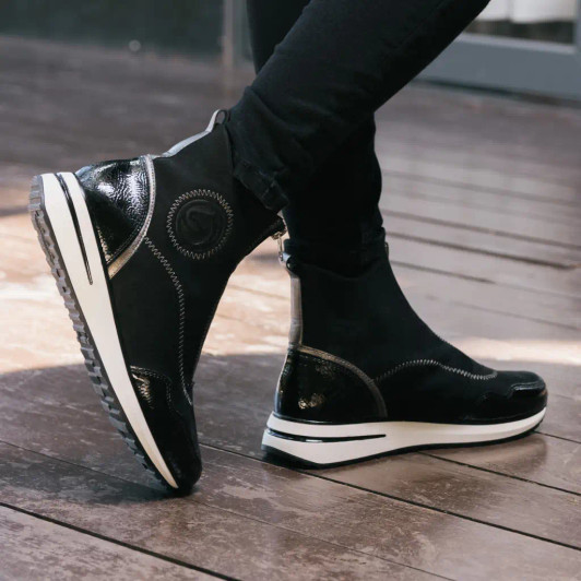 Remonte D1G70-03 Black Ankle Boot newshoes.ie