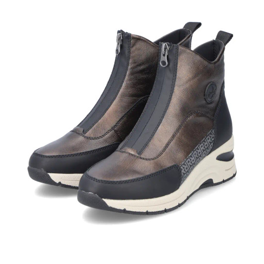 Rieker N9381-60 Brown Wedge Ankle Boot newshoes.ie