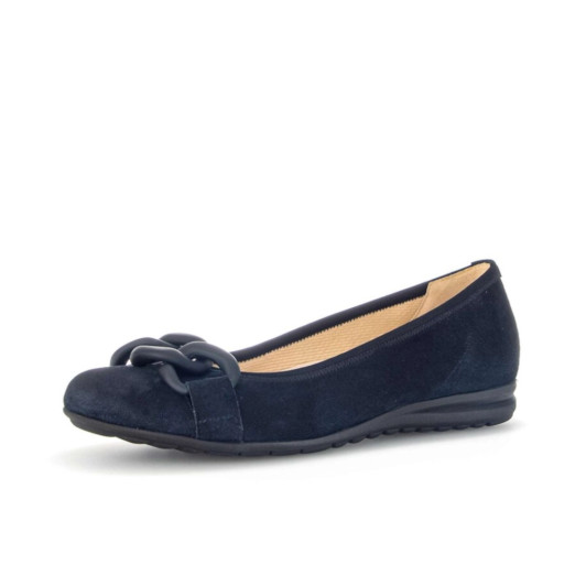 Gabor 52.625.36 Navy Ballerina Pumps Newshoes.ie