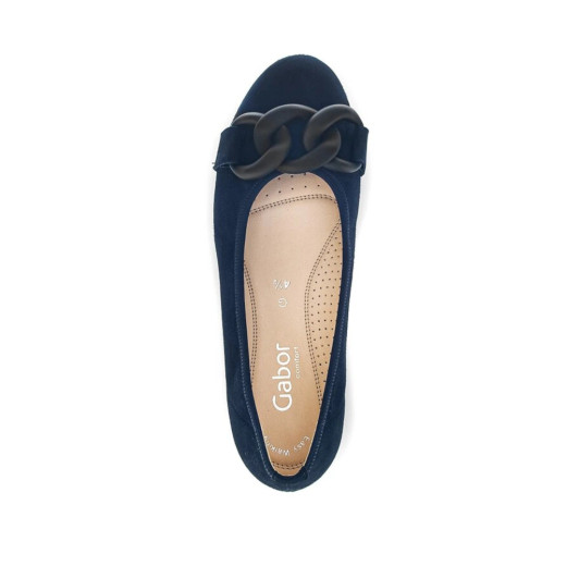 Gabor 52.625.36 Navy Ballerina Pumps Newshoes.ie