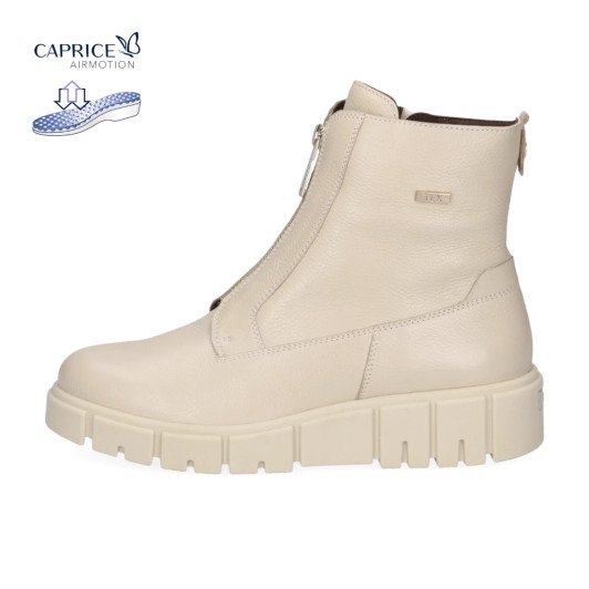 Caprice 9-25352-43 123 Ecru Nappa Ankle Boot Newshoes.ie