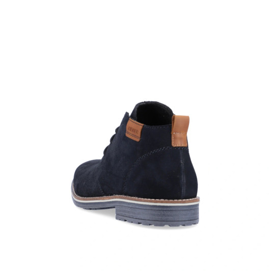 Rieker 33206-14 Navy Smart Suede Boot newshoes.ie
