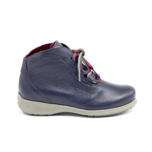Jose Saenz Rural Bogota 2082-BG Navy Ankle Boot newshoes.ie