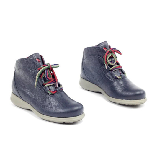 Jose Saenz Rural Bogota 2082-BG Navy Ankle Boot newshoes.ie