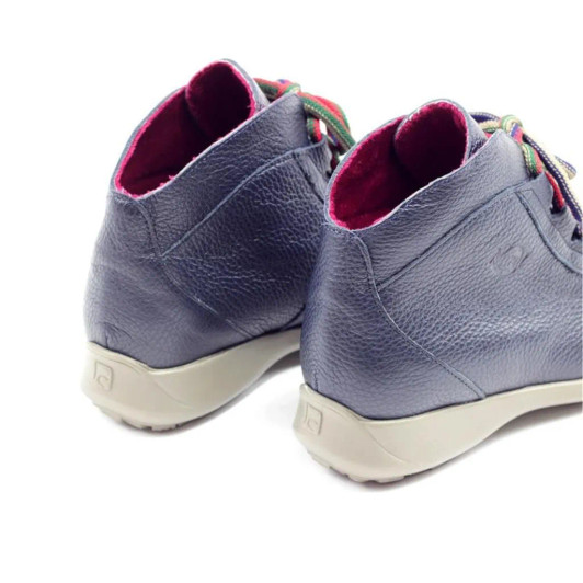 Jose Saenz Rural Bogota 2082-BG Navy Ankle Boot newshoes.ie