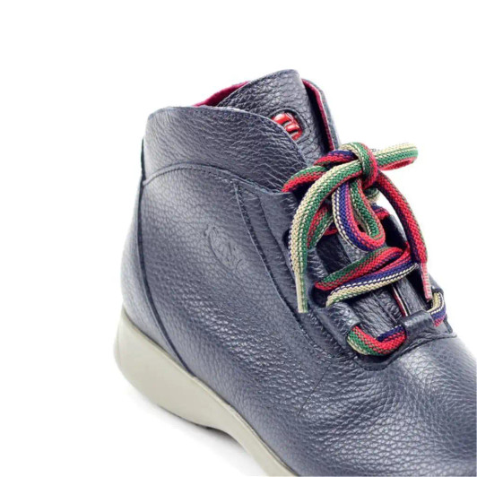 Jose Saenz Rural Bogota 2082-BG Navy Ankle Boot newshoes.ie