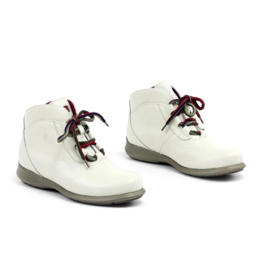 Jose Saenz Rural Bogota 2082-BG Cream Ankle Boot newshoes.ie