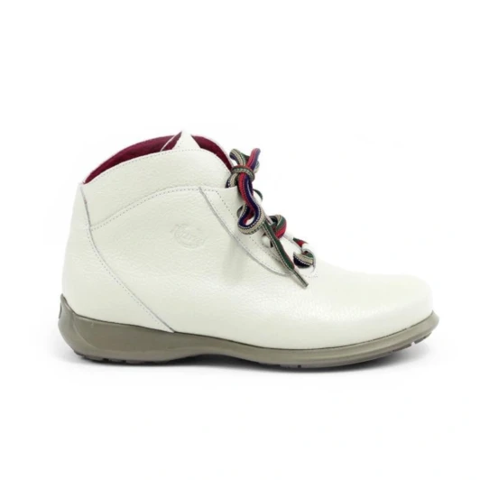 Jose Saenz Rural Bogota 2082-BG Cream Ankle Boot | newshoes.ie