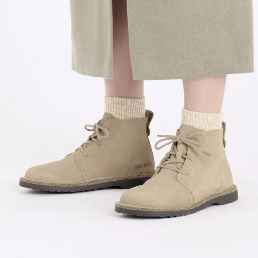 Birkenstock Uppsala Mid Taupe Desert 1028155 Women's Ankle Boot newshoes.ie