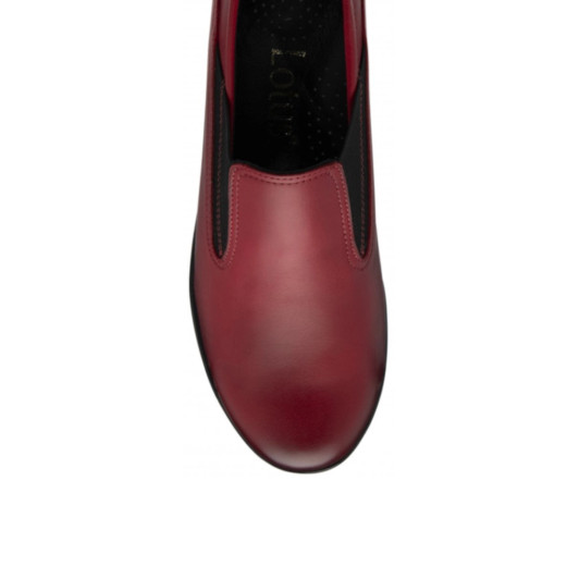Lotus Delmar ULS527RR0 Red Leather Wedge Shoe | newshoes.ie