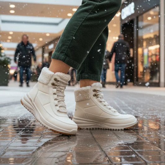 Skechers On-the-GO Stellar - Alpine Adventure 144756/NAT Natural Women's Hiker Style Boot | newshoes.ie