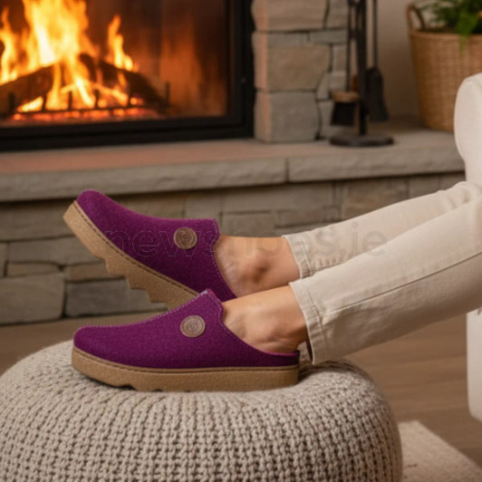 Rohde 6120-59 EASYS N°35 Wine Ladies Slipper | newshoes.ie