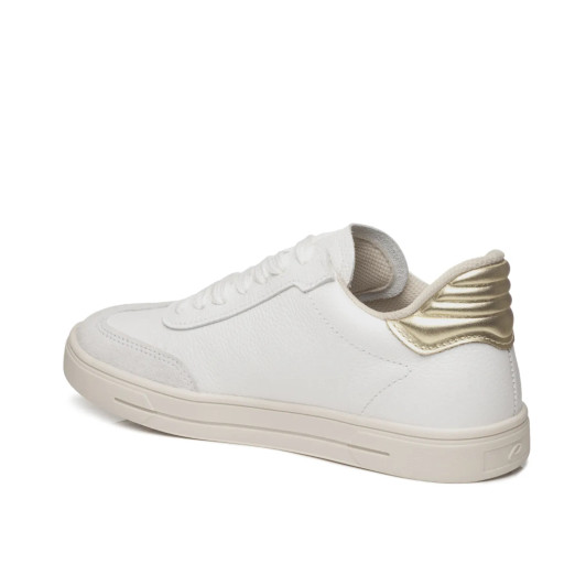 Pegada 211154-04 White & Gold Women's Casual Sneakers | newshoes.ie