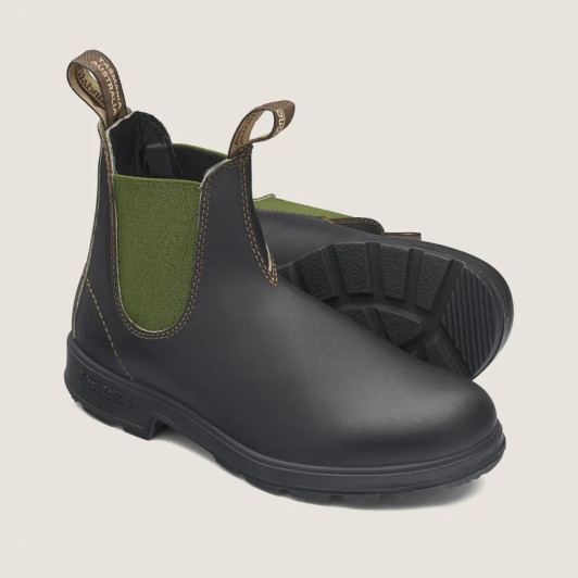 Blundstone 519 Stout Brown & Olive Ladies Chelsea Boots | newshoes.ie