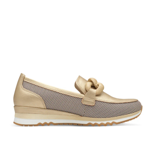 Marco Tozzi 24720-44 Gold Loafer | newshoes.ie