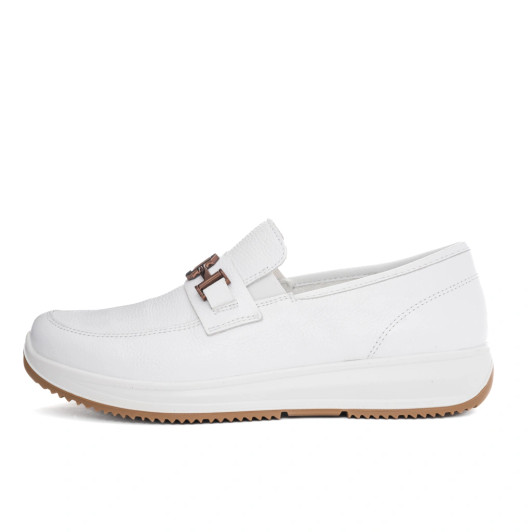 Ara Osaka 3.0 12-25528-04H White Wide Fit Loafer | newshoes.ie