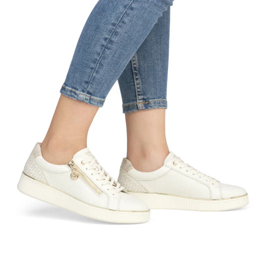 Remonte D2E00-80 Off White Sneaker | newshoes.ie