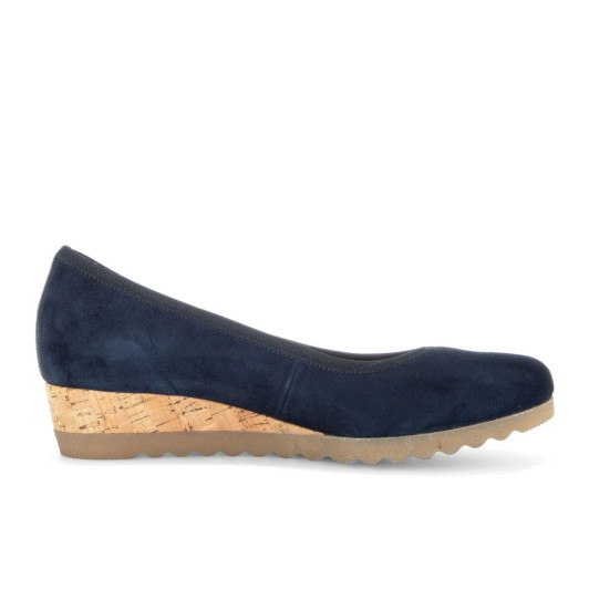 Gabor 62.641.46 Navy Wedge Pump | newshoes.ie