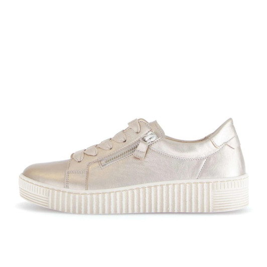 Gabor 63.334.62 Gold Metallic Casual Shoe | newshoes.ie