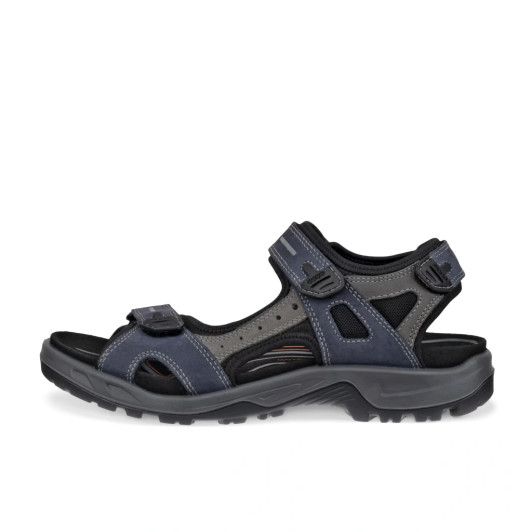 Ecco Offroad Yacatan M 069564-02038 Navy & Grey Nubuck Men's Hiking Sandal | newshoes.ie